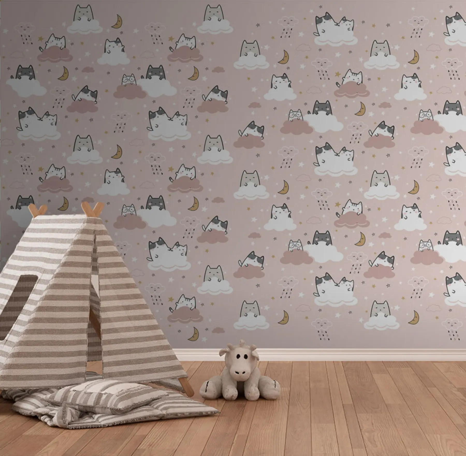 murais de parede Nuvens sobre nuvens u93752