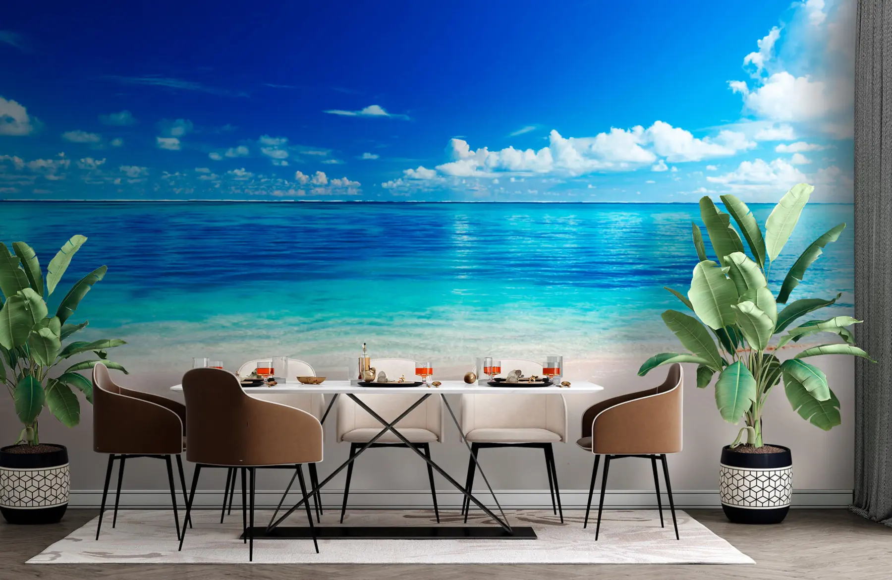 murais de parede Praia de areia e mar u74335