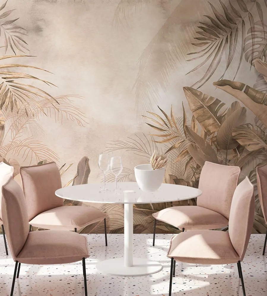 murais de parede Folhas tropicais u93852