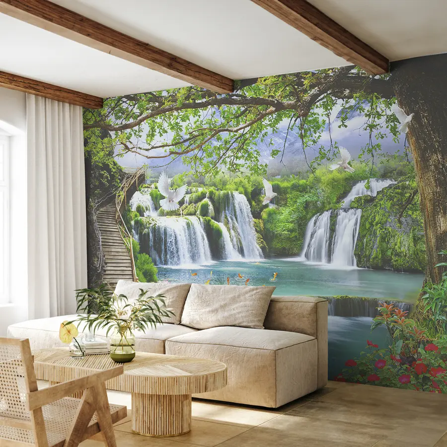 murais de parede Água, plantas e recursos hídricos u11152