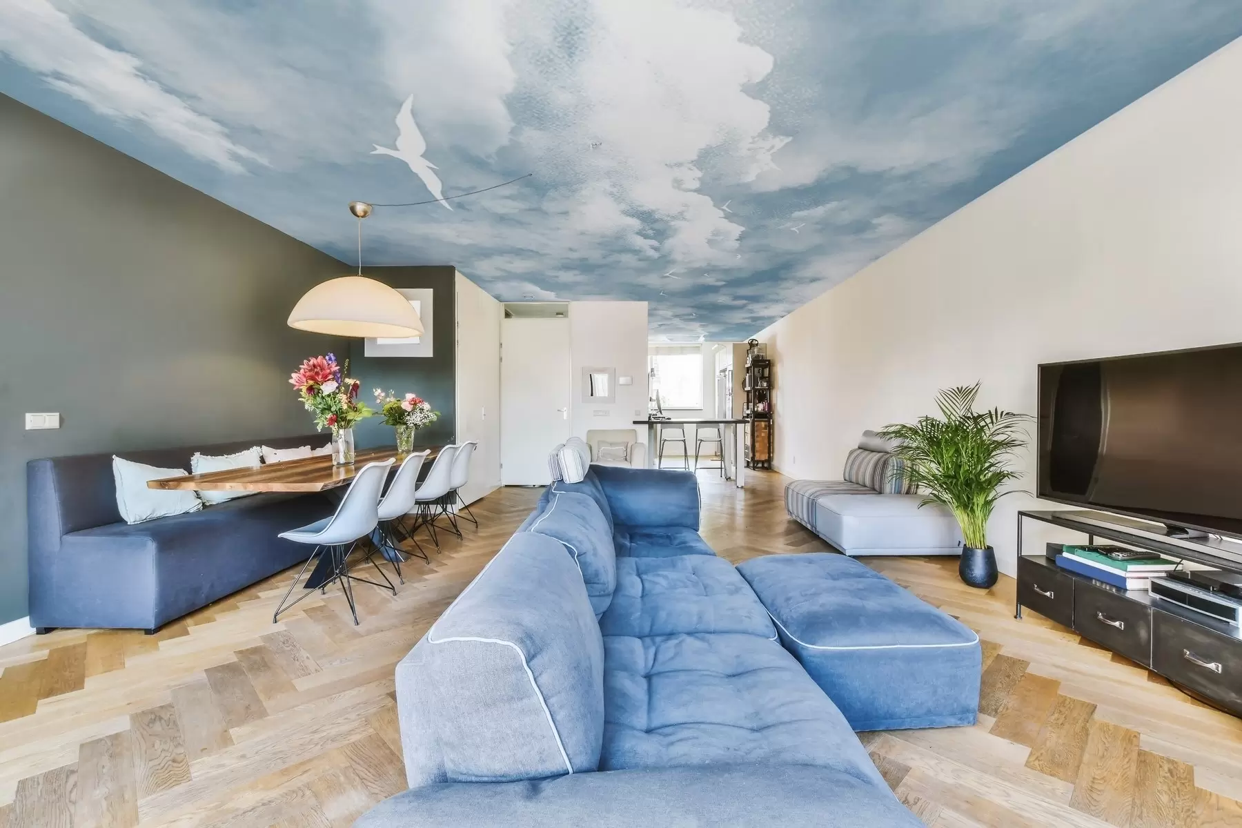 murais de parede Nuvem, atmosfera e céu u26890