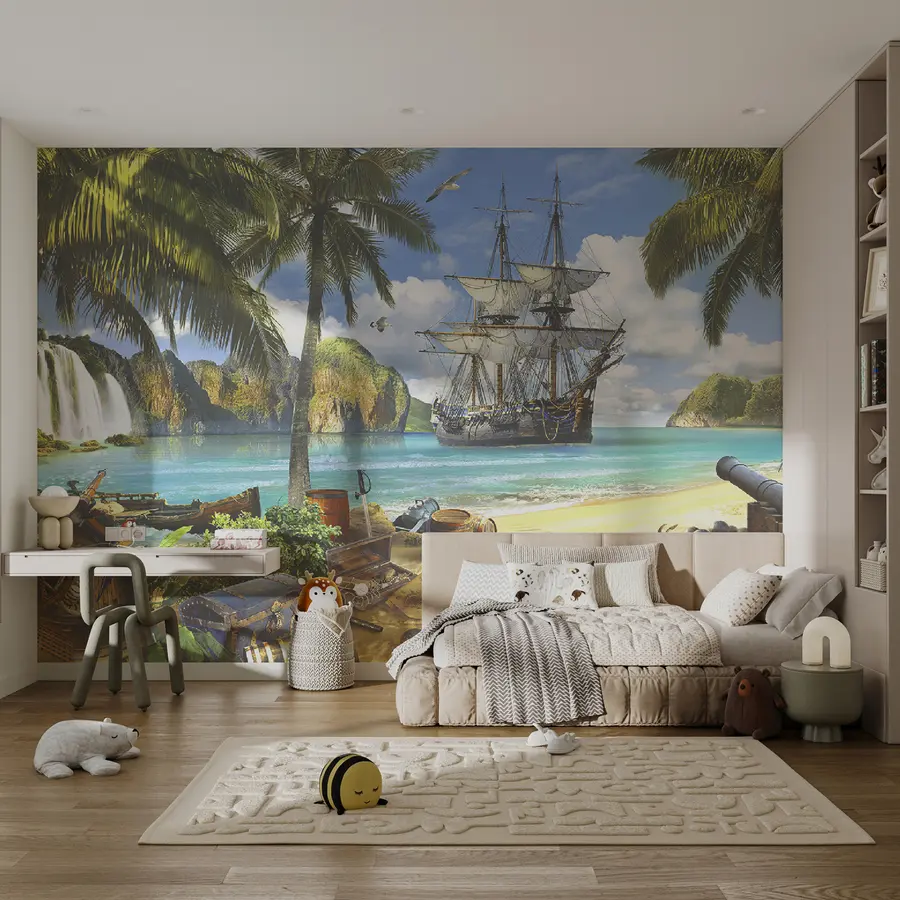 murais de parede Baía pirata u59784
