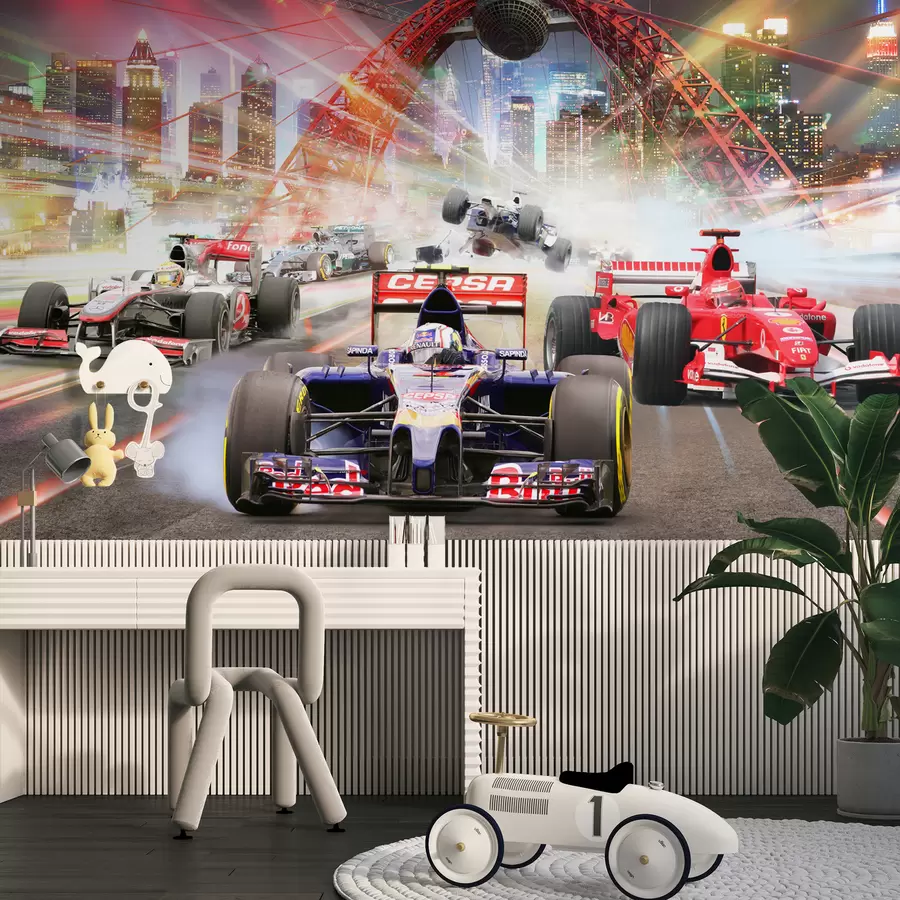 murais de parede Roda, pneu e carro u64439