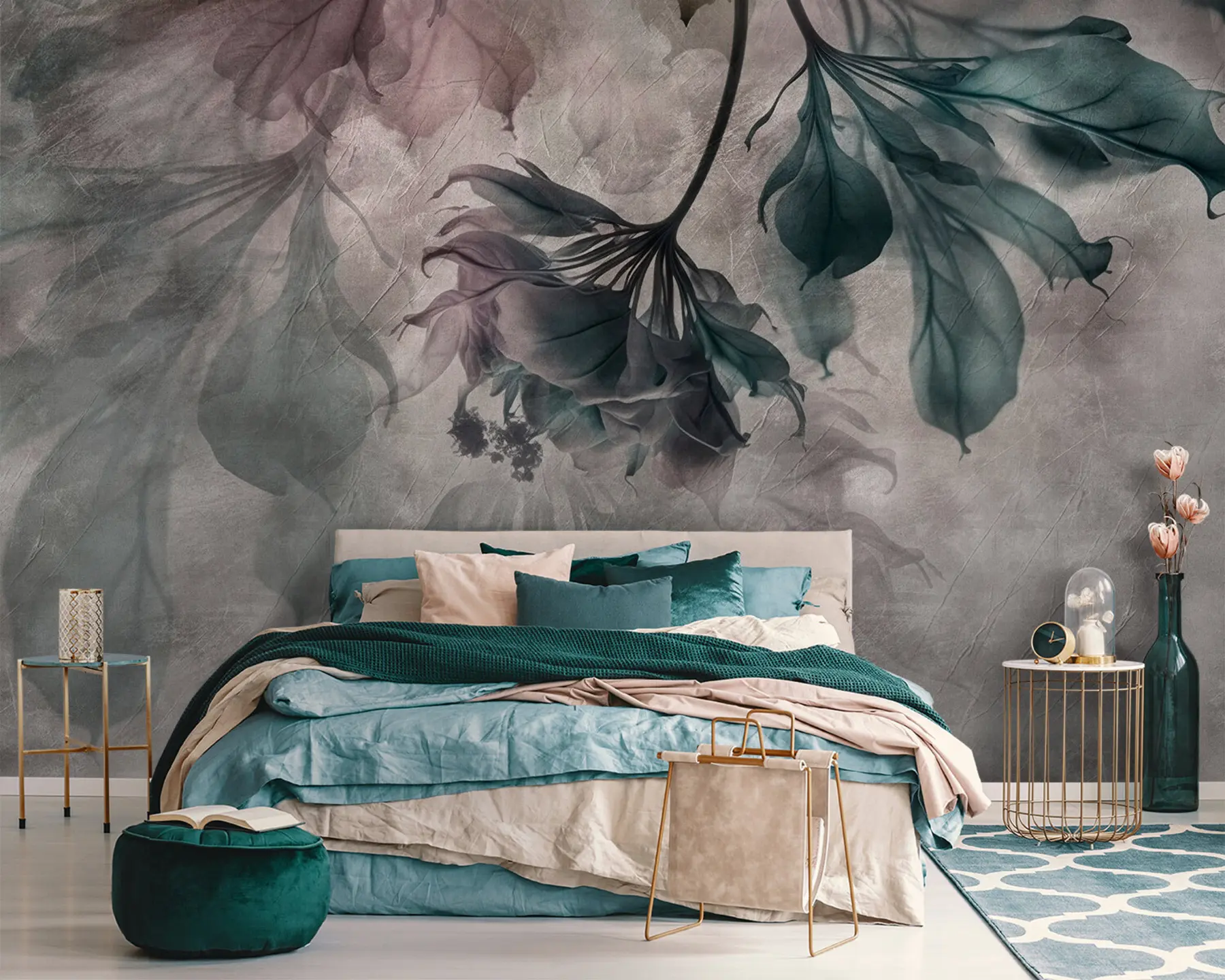 murais de parede Ramos translúcidos delicados u93927