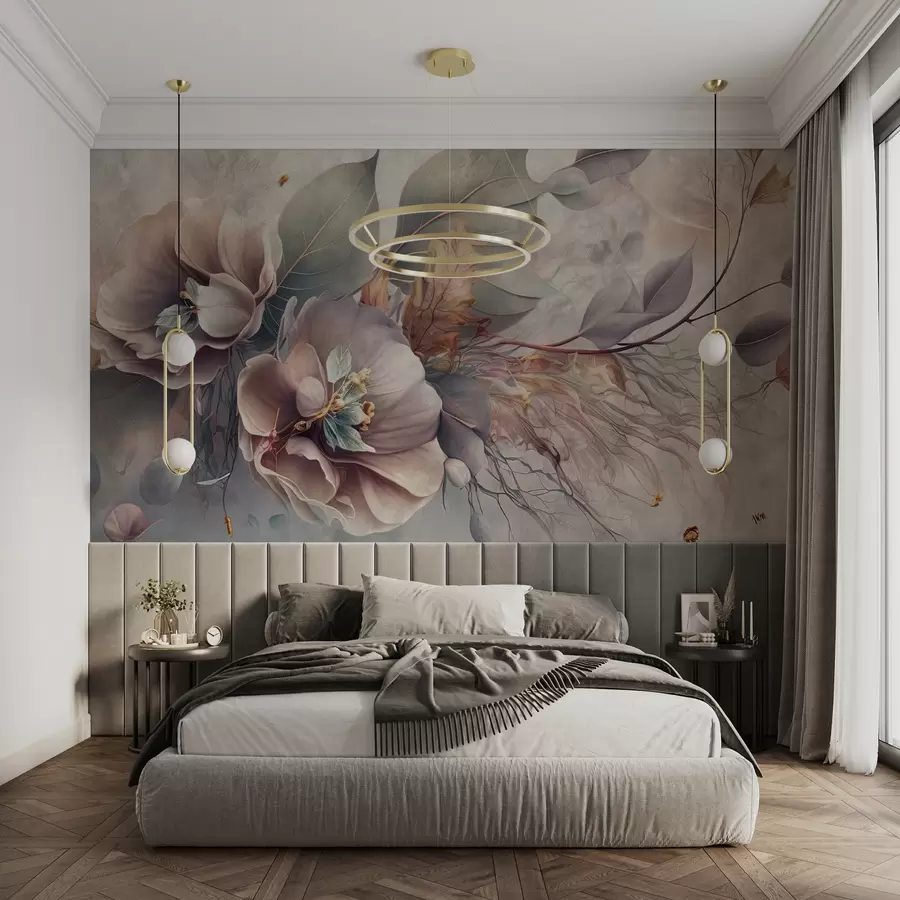 murais de parede Flores de quimera u93930