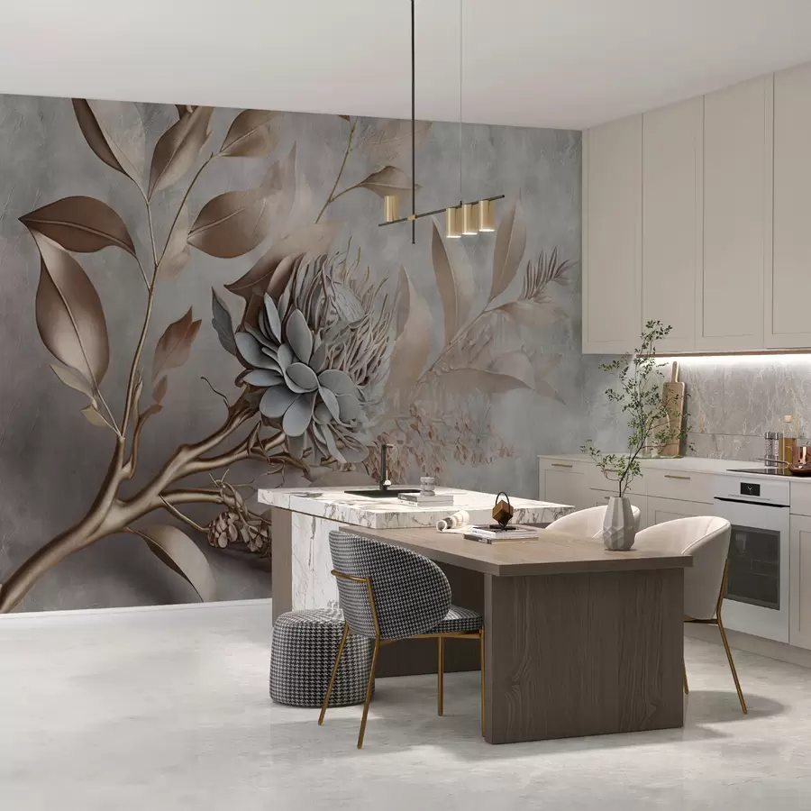 murais de parede Um grande ramo de cores u93939