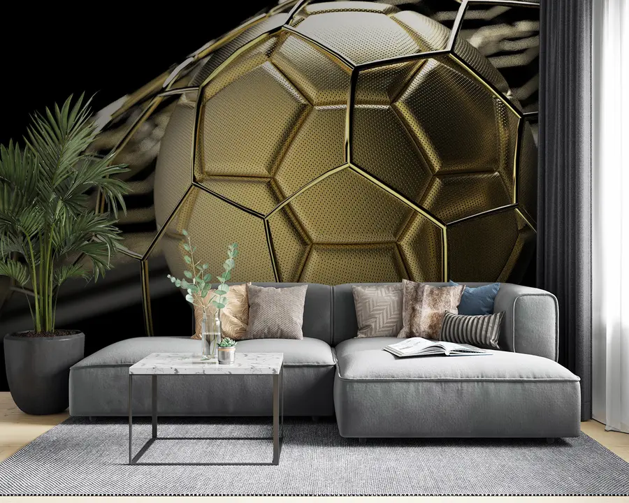 murais de parede Futebol na grade u94060