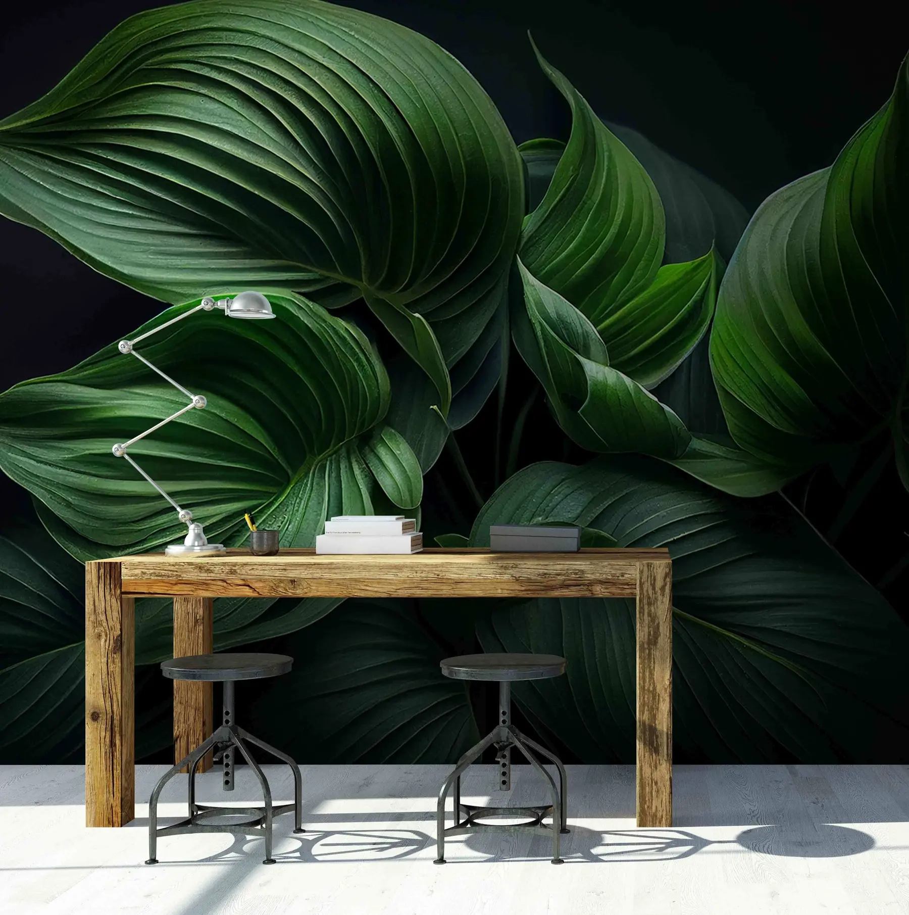 murais de parede As folhas são de palma u75754