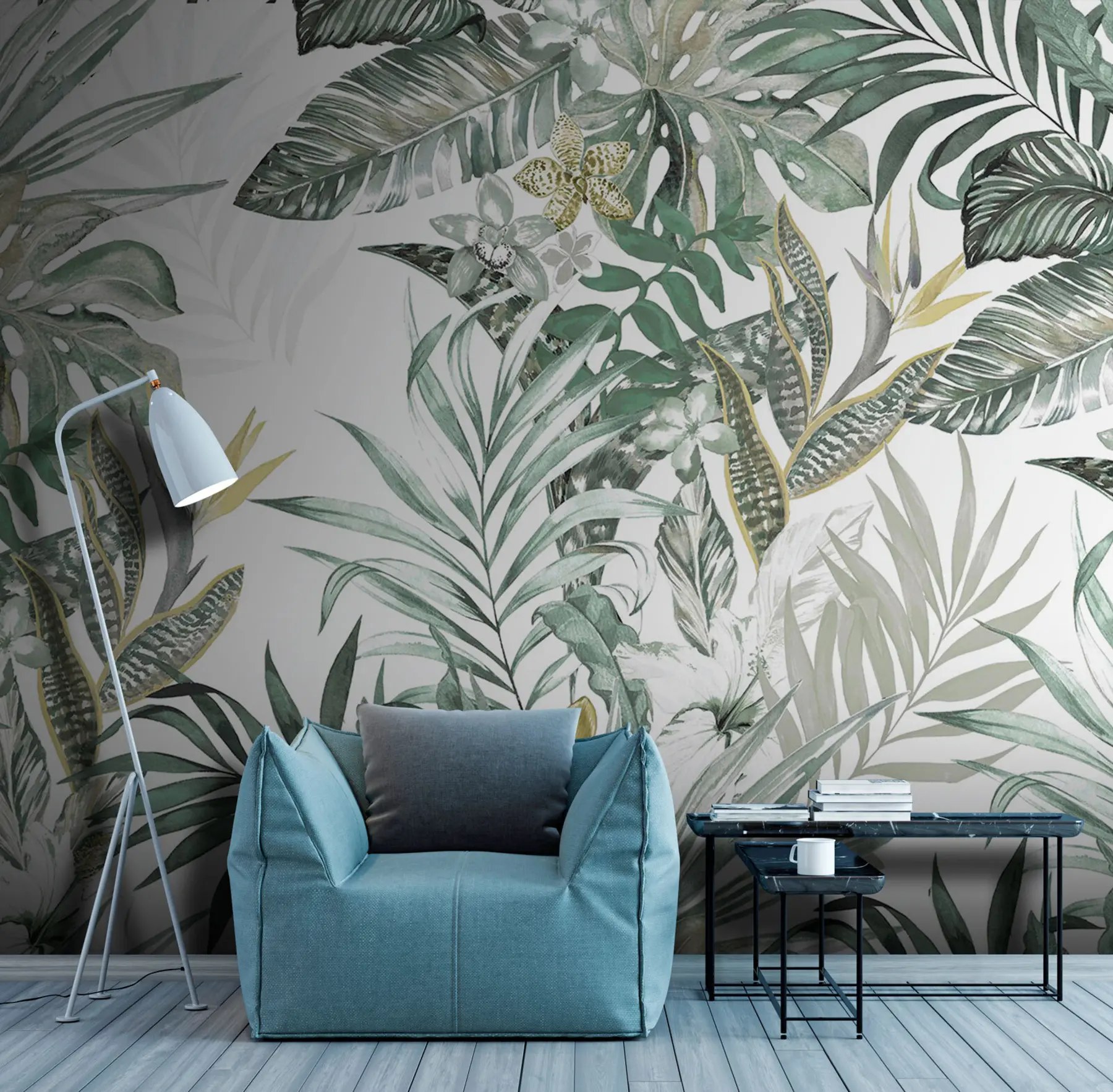 murais de parede Design digital e têxtil de padrões u94199