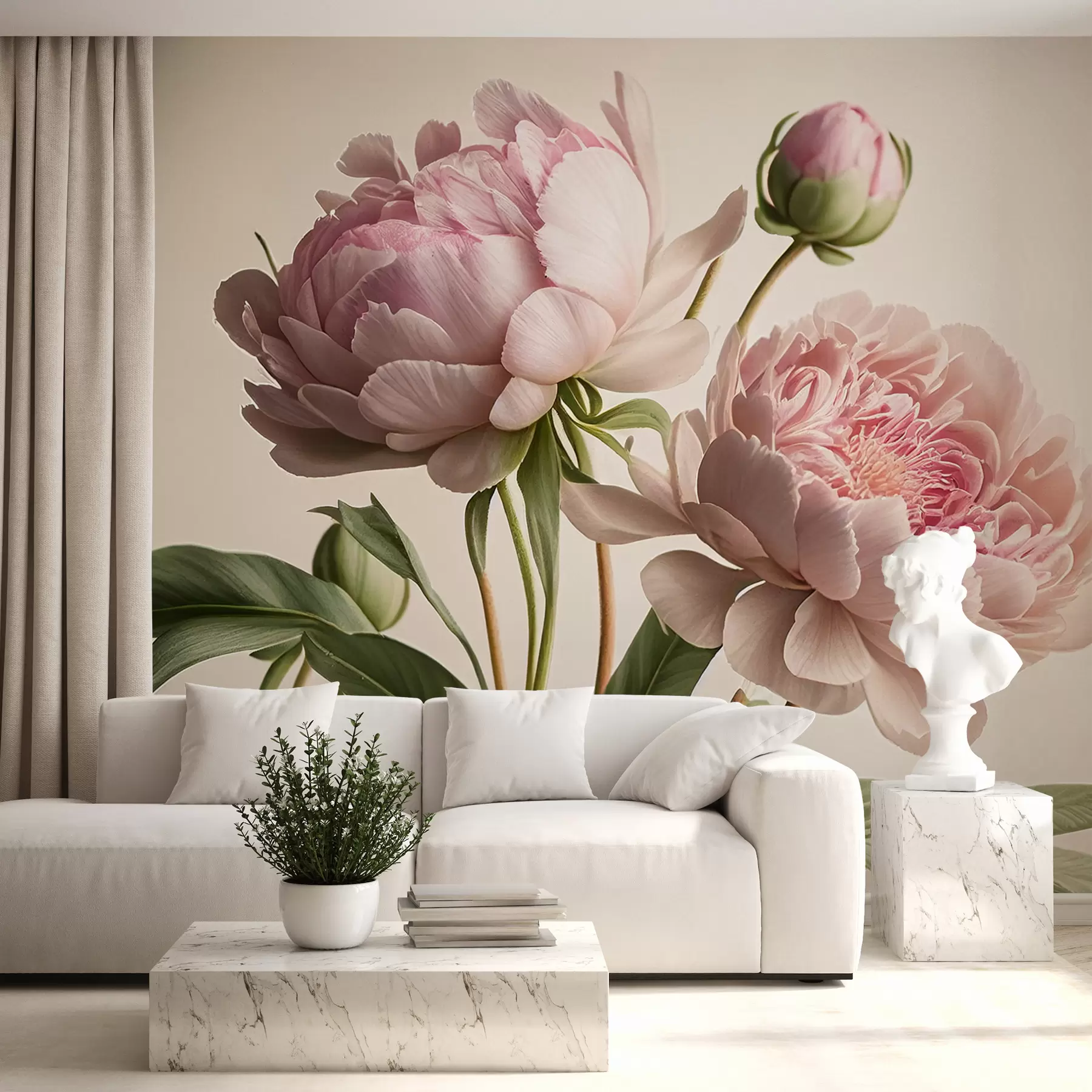 murais de parede Flores em aquarela u70658