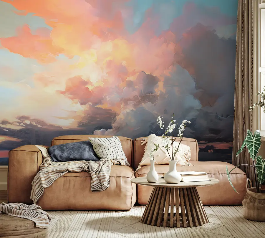 murais de parede resumo em aquarela u94765