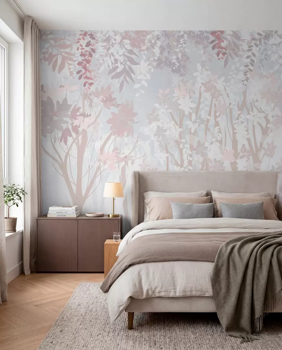 murais de parede Uma floresta mágica fabulosa u94171