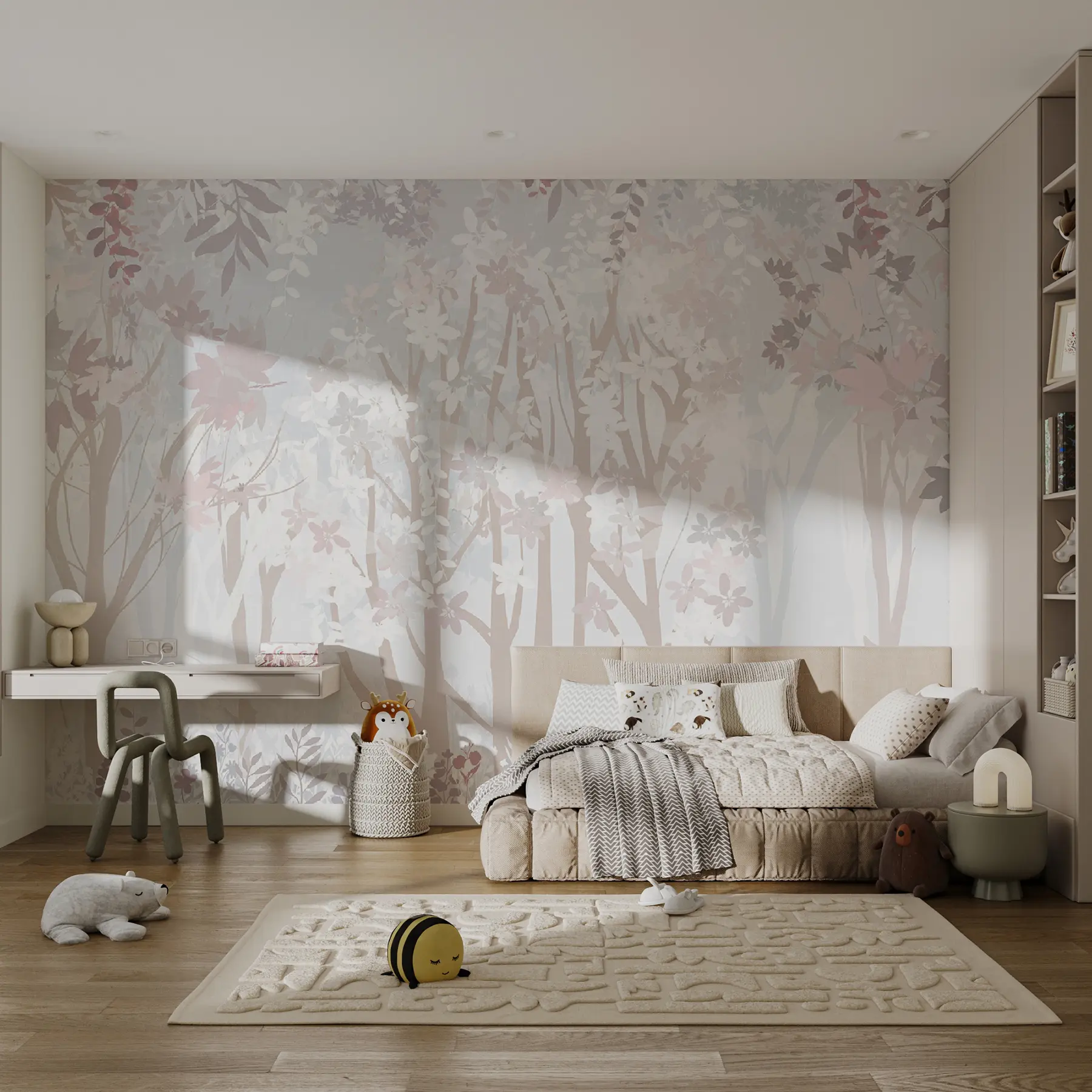 murais de parede Uma floresta mágica fabulosa u94171