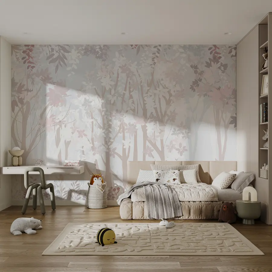 murais de parede Uma floresta mágica fabulosa u94171