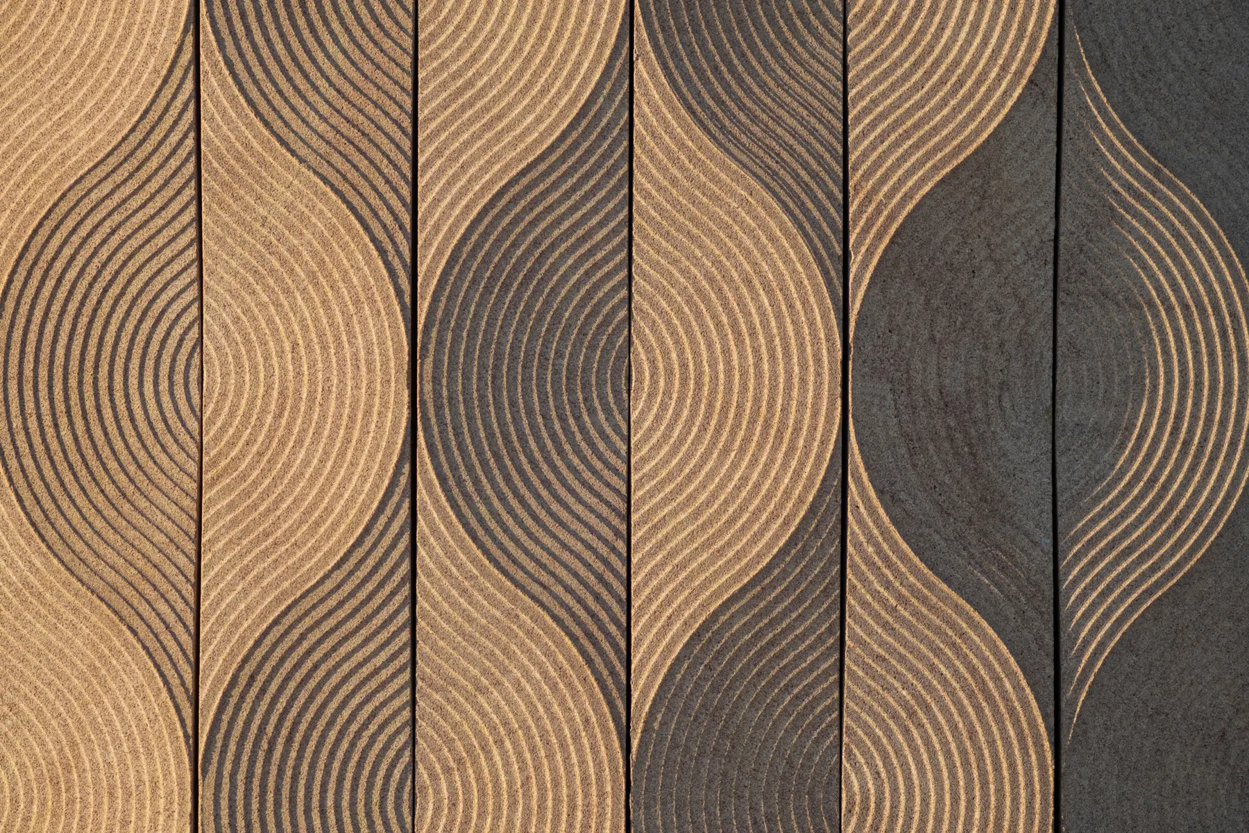 murais de parede Ondas em estilo oriental u75837