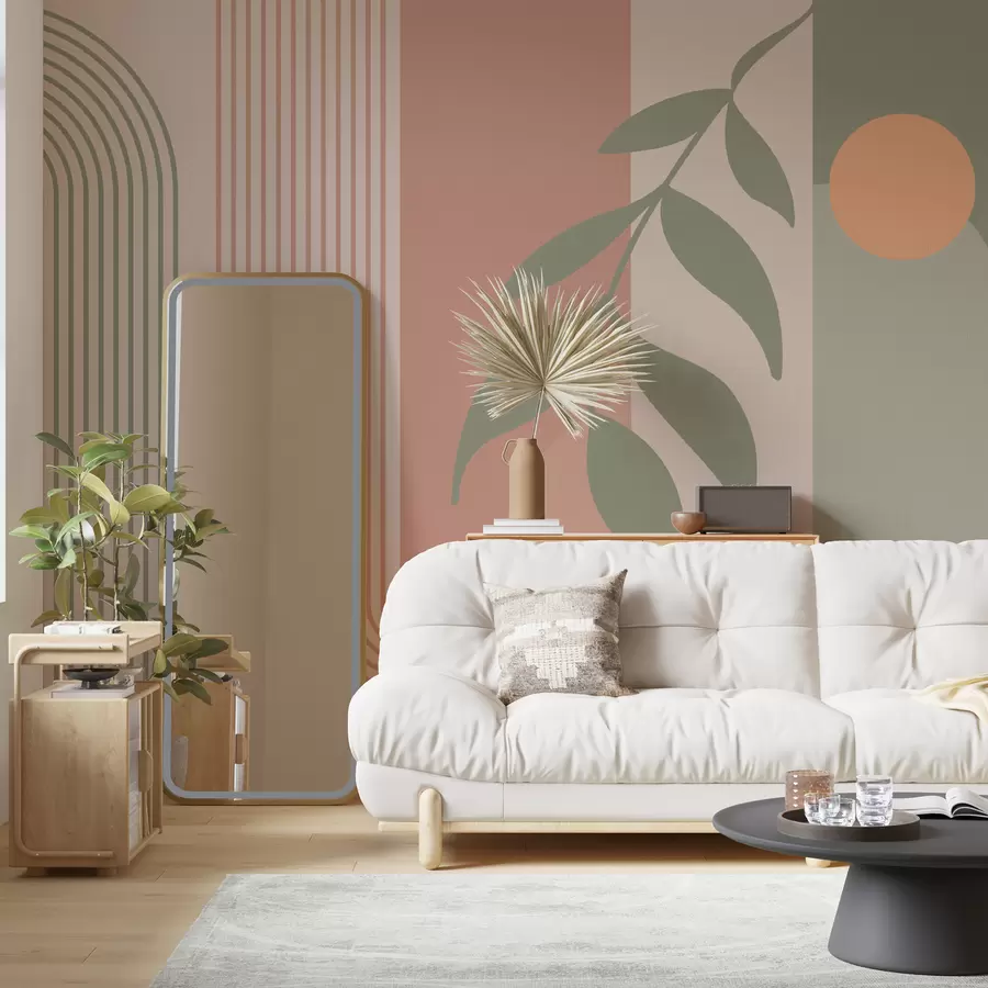 murais de parede Arcos e elementos decorativos em estilo boho u94153