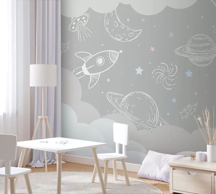 murais de parede céu espacial u94636