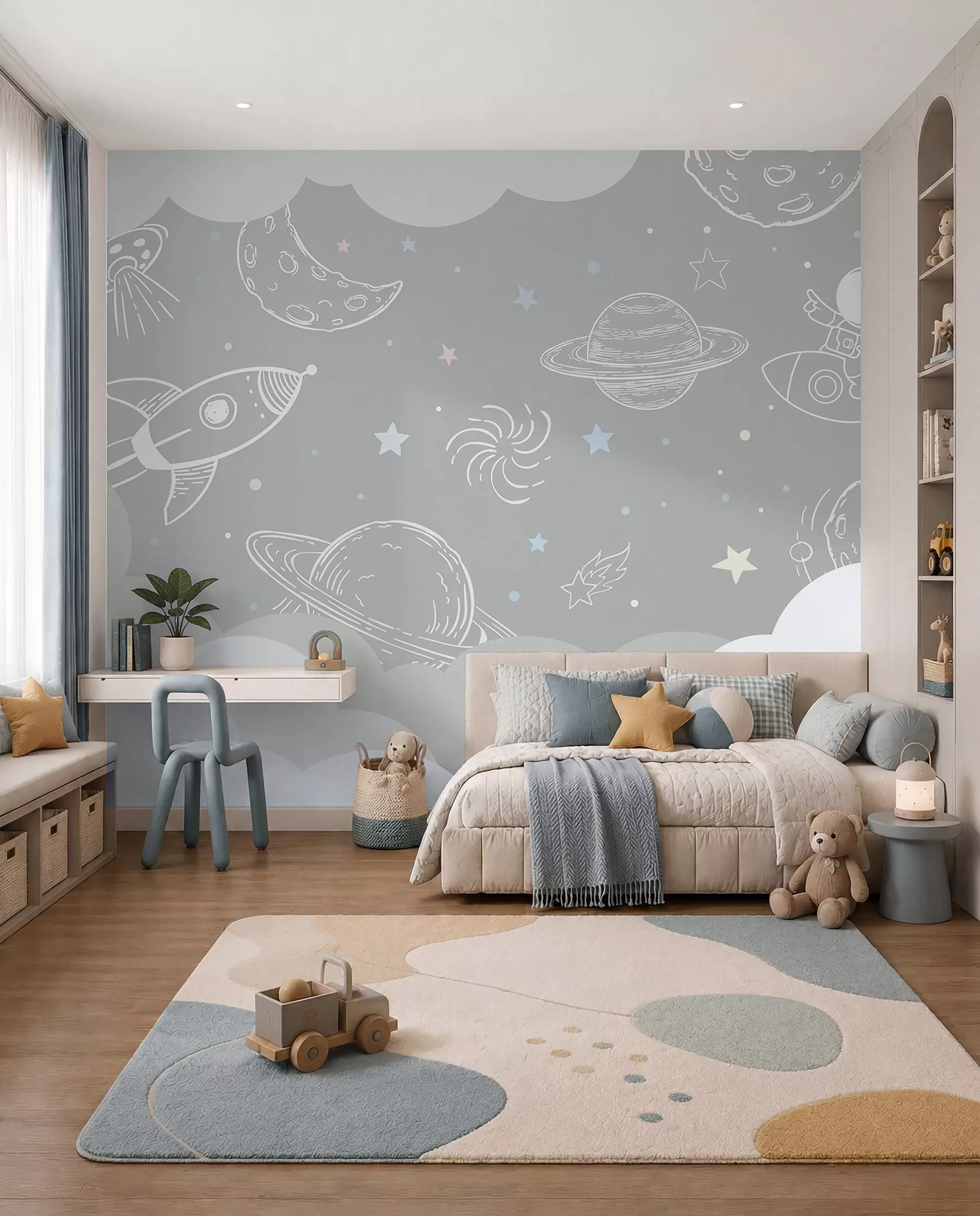murais de parede céu espacial u94636