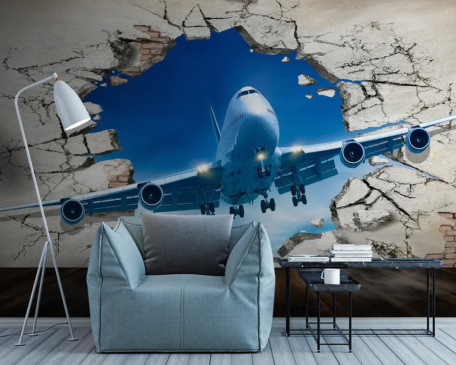 murais de parede Avião u94965