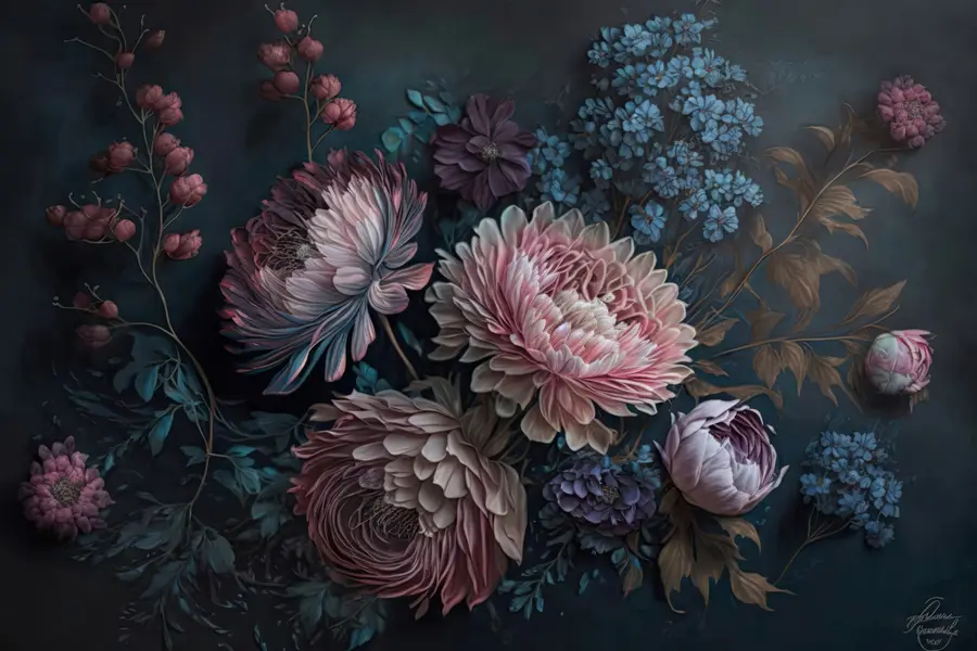 murais de parede Ásteres noturnos u75407