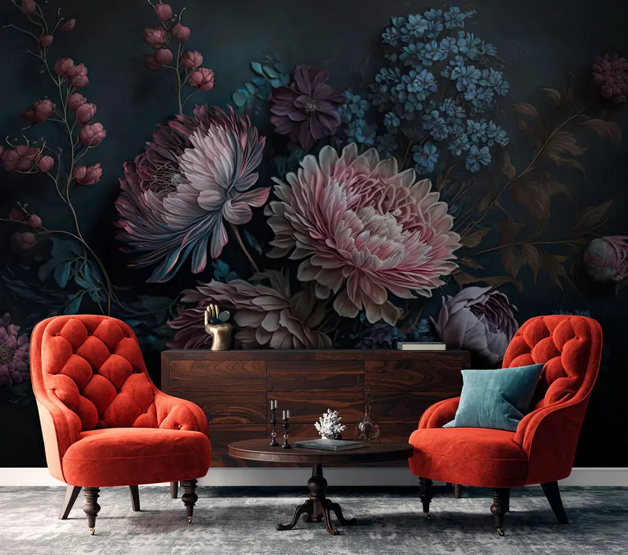 murais de parede Ásteres noturnos u75407