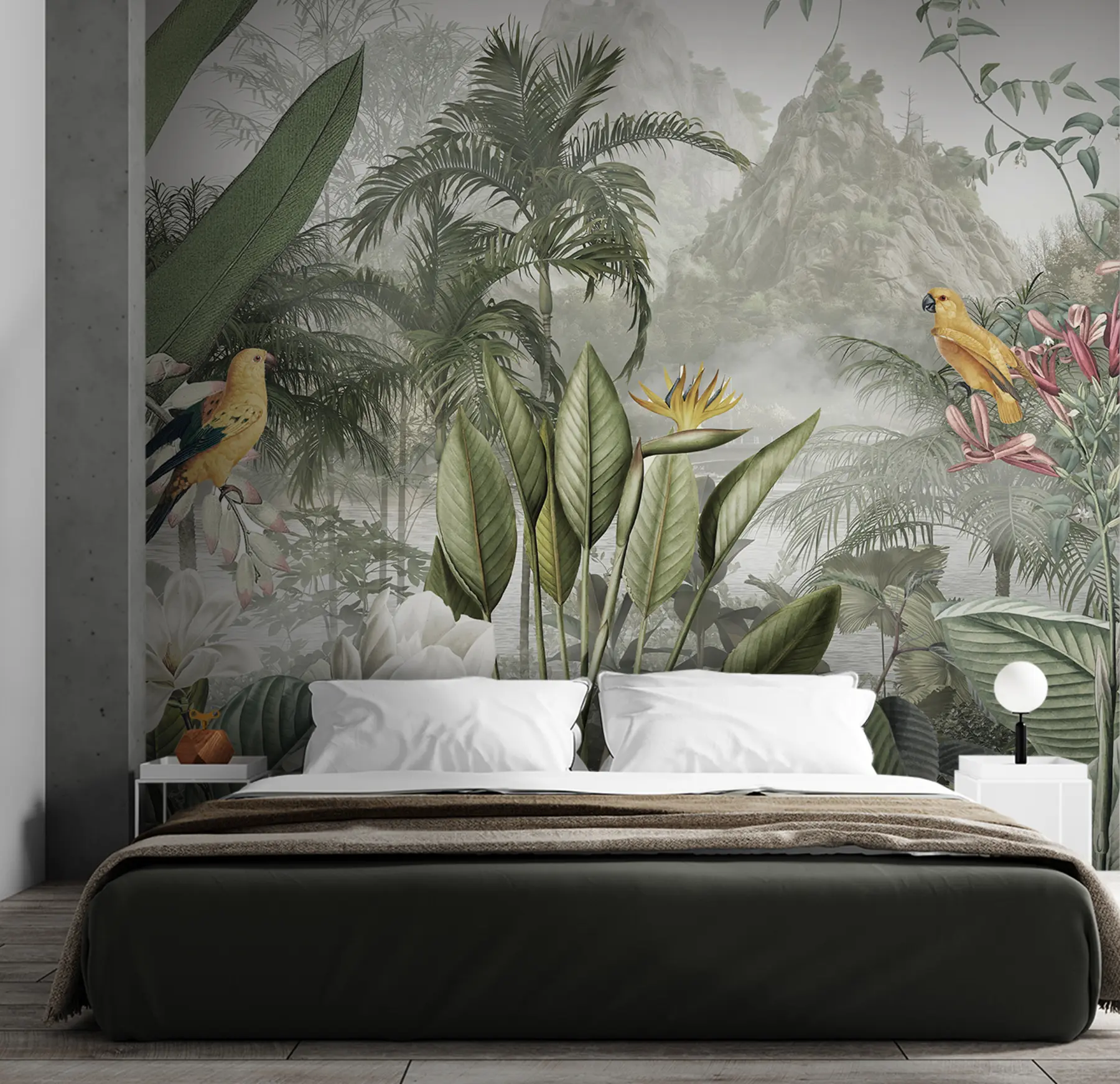 murais de parede selva tropical u95396
