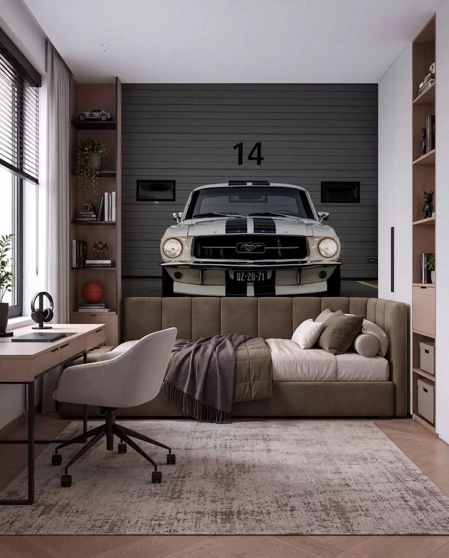 murais de parede ford Mustang de 1970 u95536