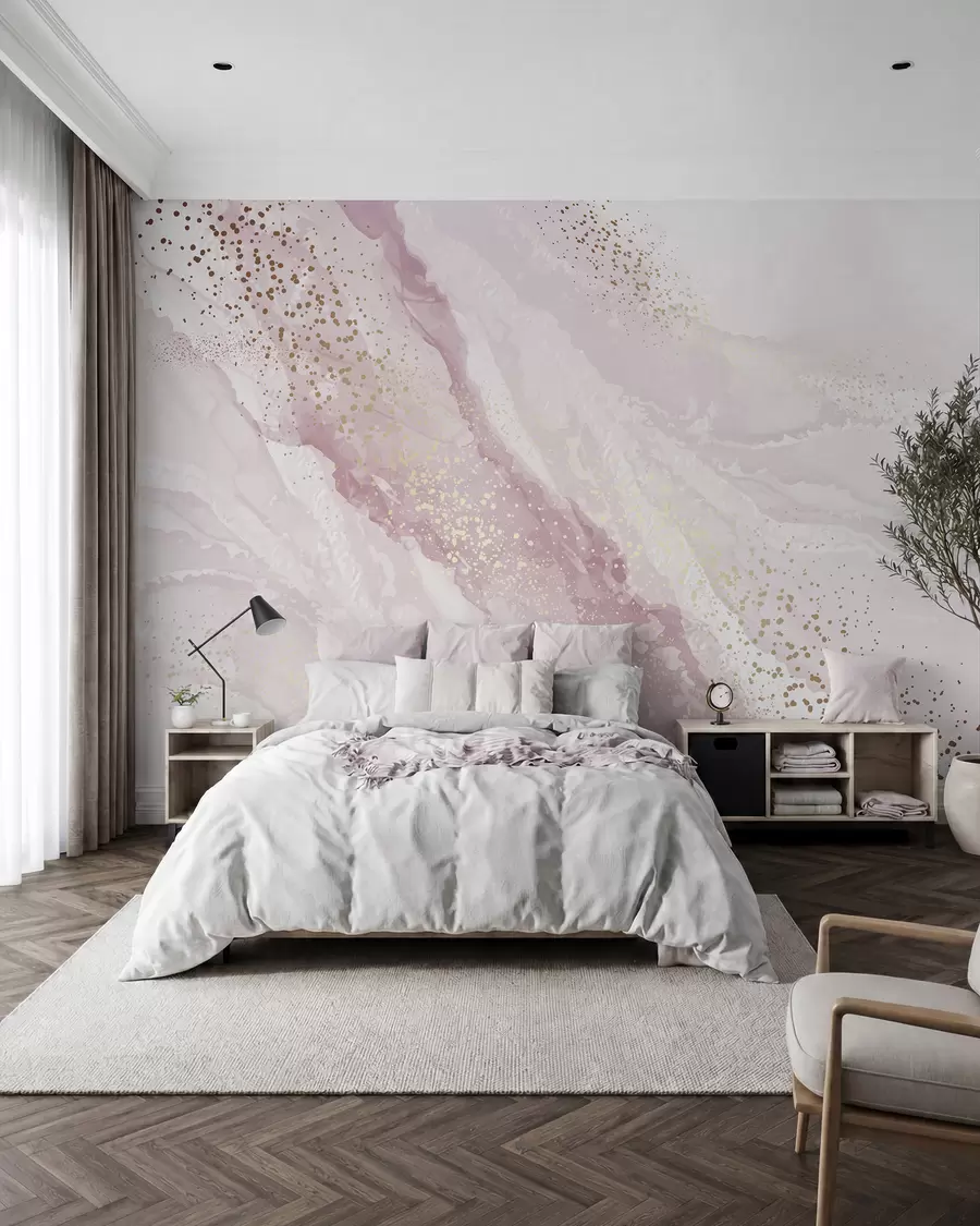 murais de parede Pintura abstrata, imitação da superfície de mármore da pedra u95846