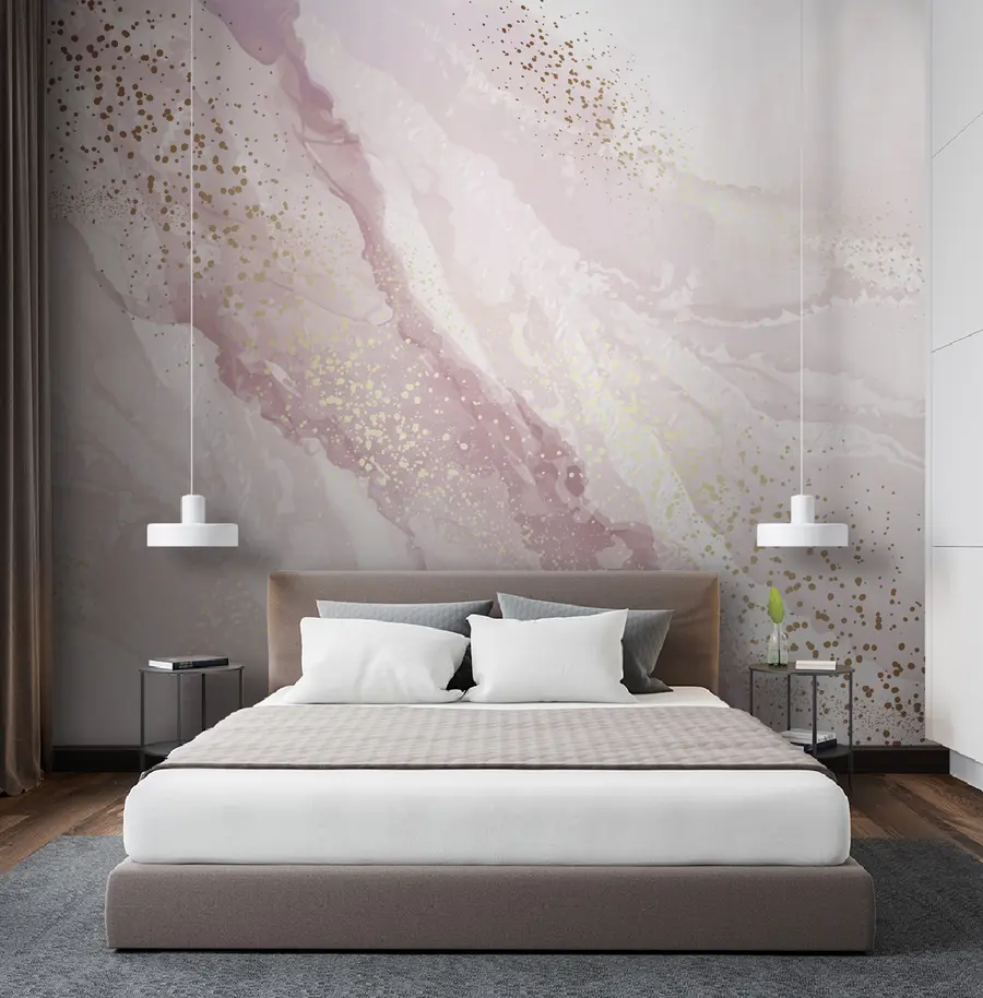 murais de parede Pintura abstrata, imitação da superfície de mármore da pedra u95846