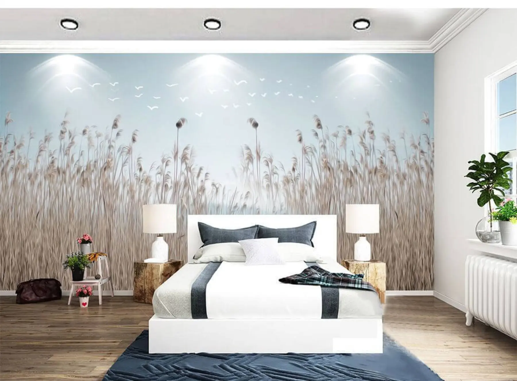 murais de parede Céu, planta e atmosfera u13642