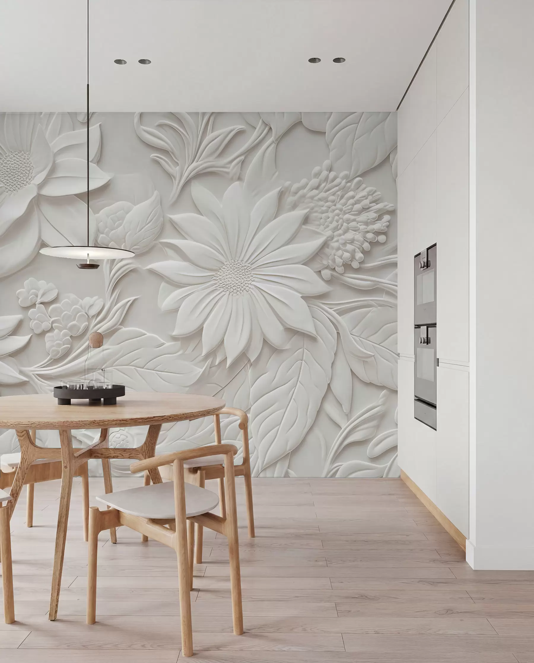 murais de parede flores 3-D u96695