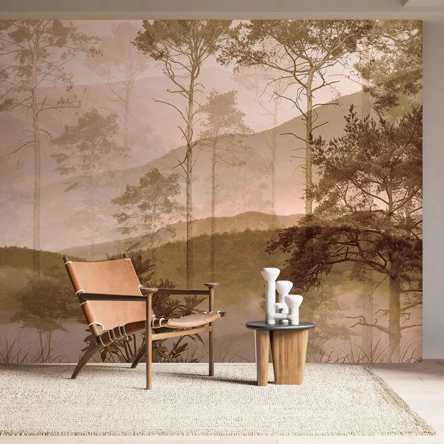 murais de parede Floresta em estilo grunge, mural u97058