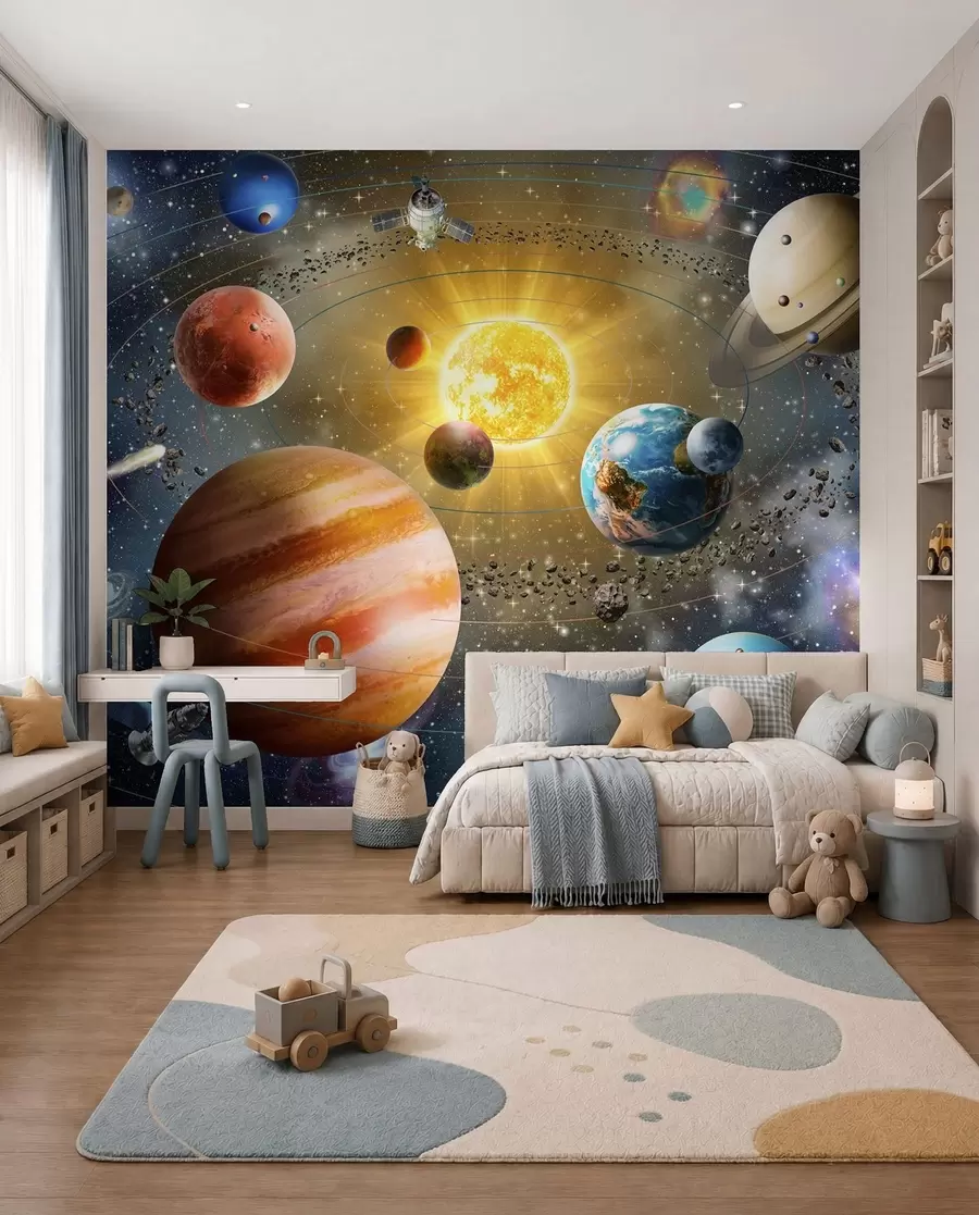 murais de parede Viagem entre planetas u97222