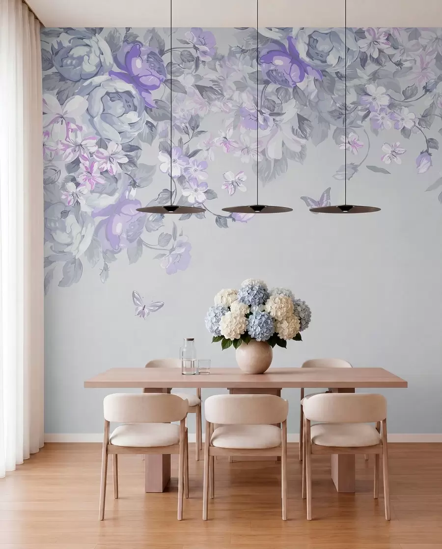 murais de parede Arco de jardim violeta u94295v3