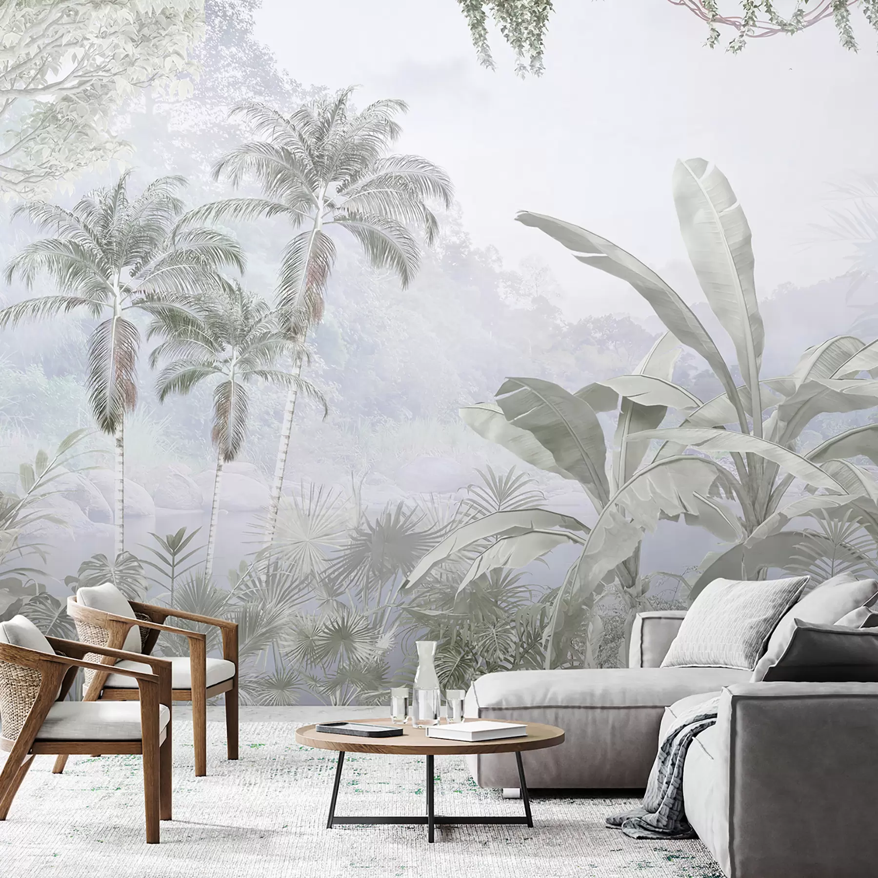 murais de parede Uma floresta tropical u97644