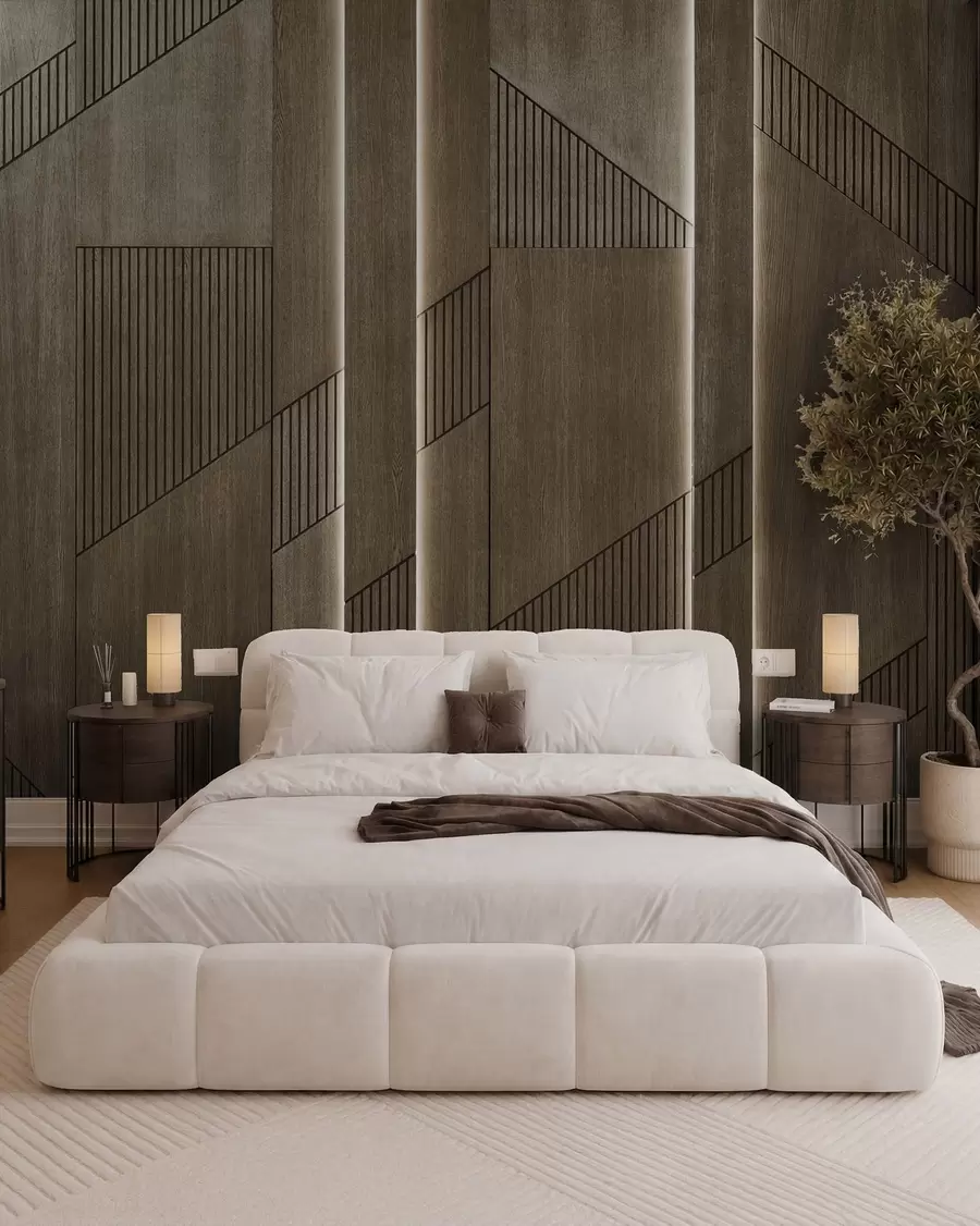 murais de parede Painel de madeira u97555