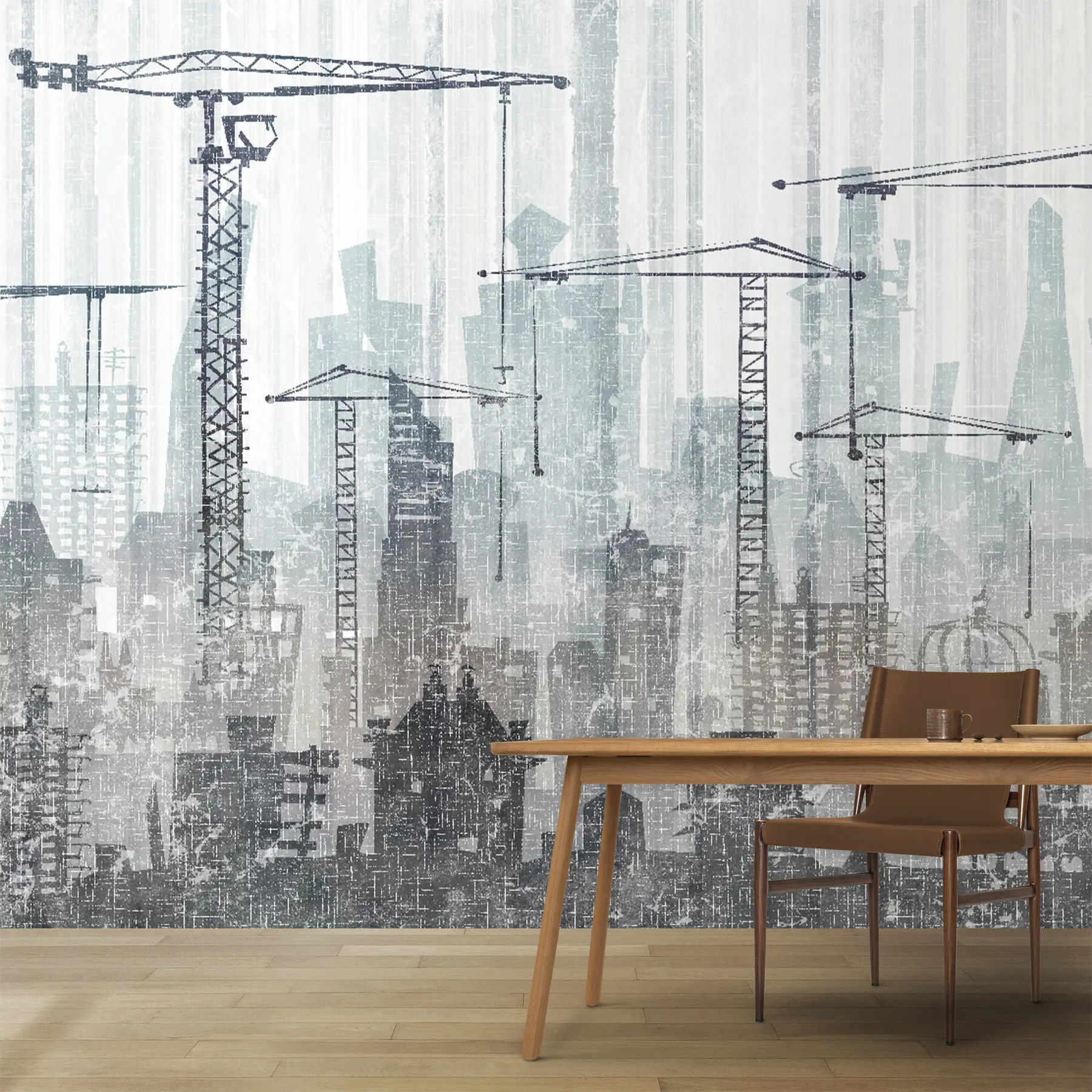 murais de parede Construção u26287