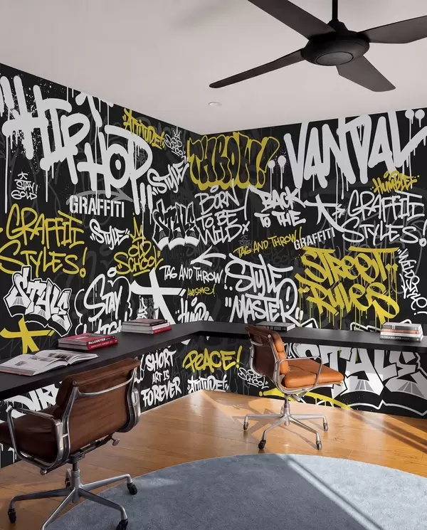 Do quarto de rapazes adolescentes