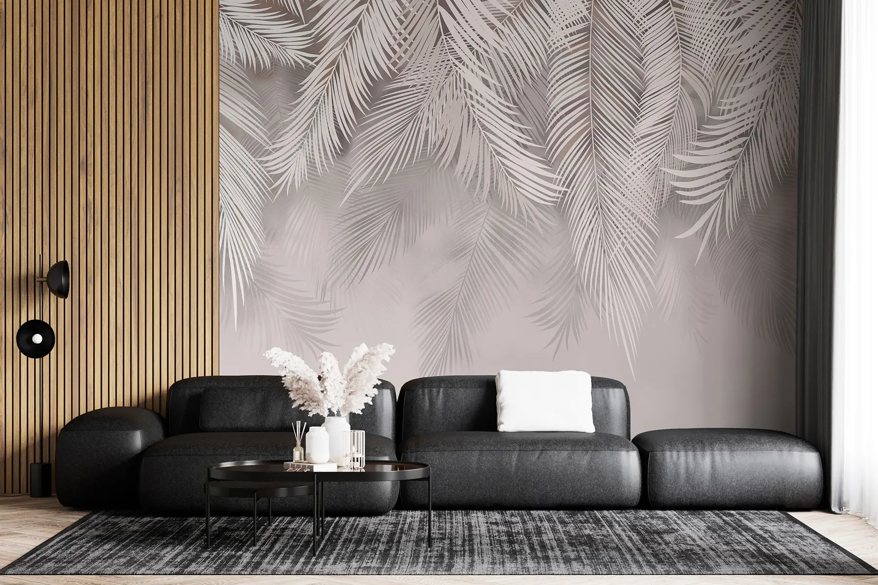 murais de parede Delicadas folhas caídas u48556v5d1