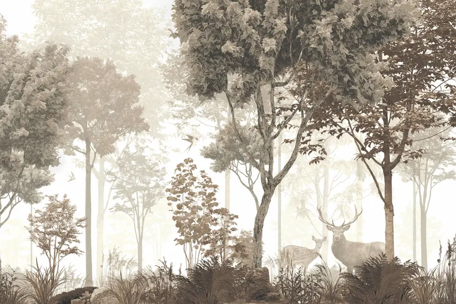 murais de parede Floresta mágica u72134d3