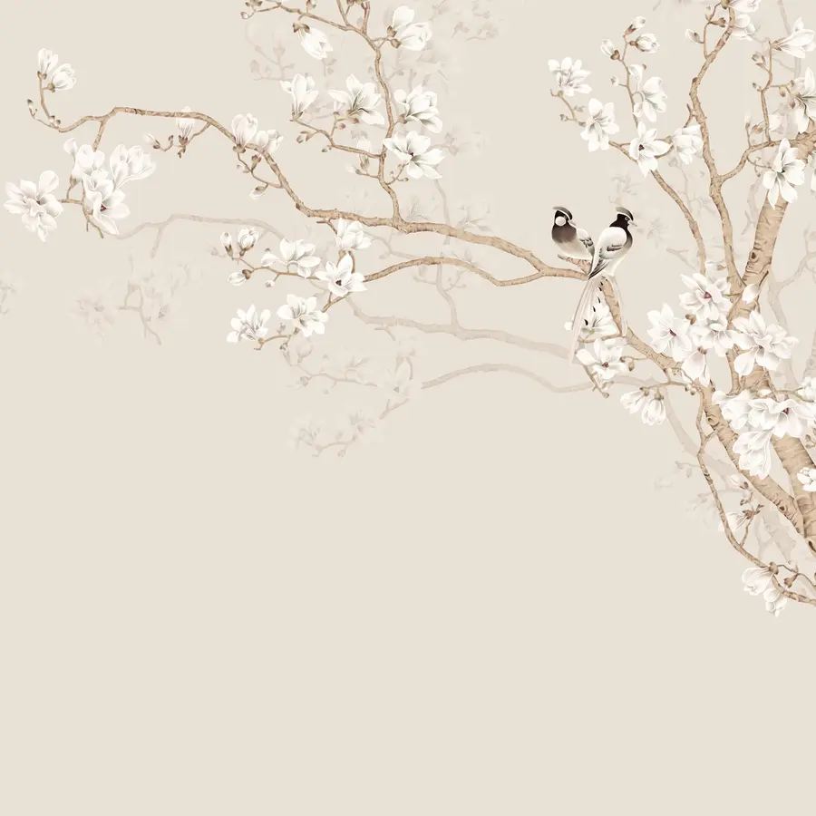 murais de parede Magnólia no jardim u25842d1