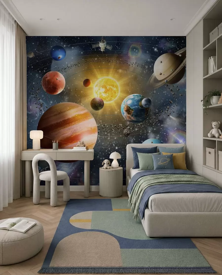 murais de parede Viagem entre planetas I u97222d1