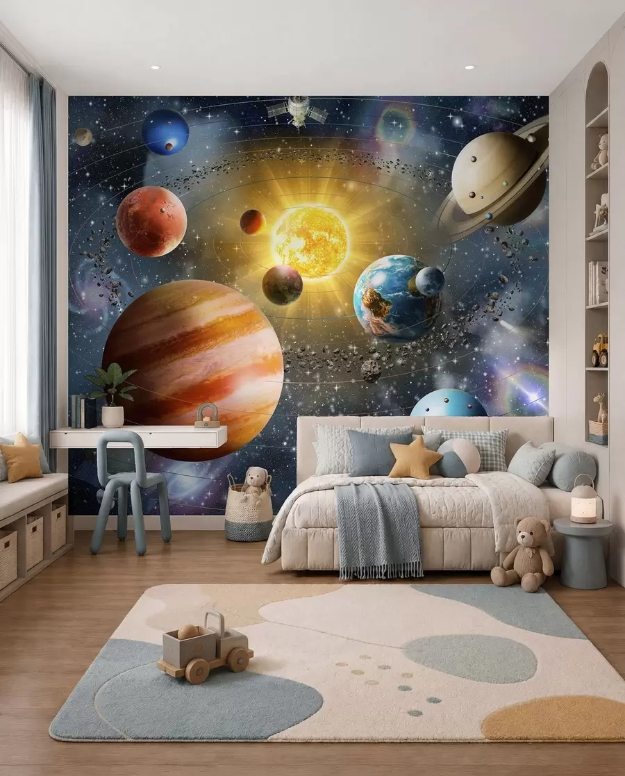 murais de parede Viagem entre planetas I u97222d1